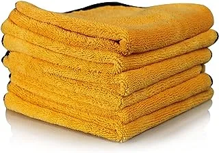 Chemical Guys MIC_507_06 Professional Grade Premium Microfiber Towel, Gold (16 in. x 24 in.) (Pack of 6)