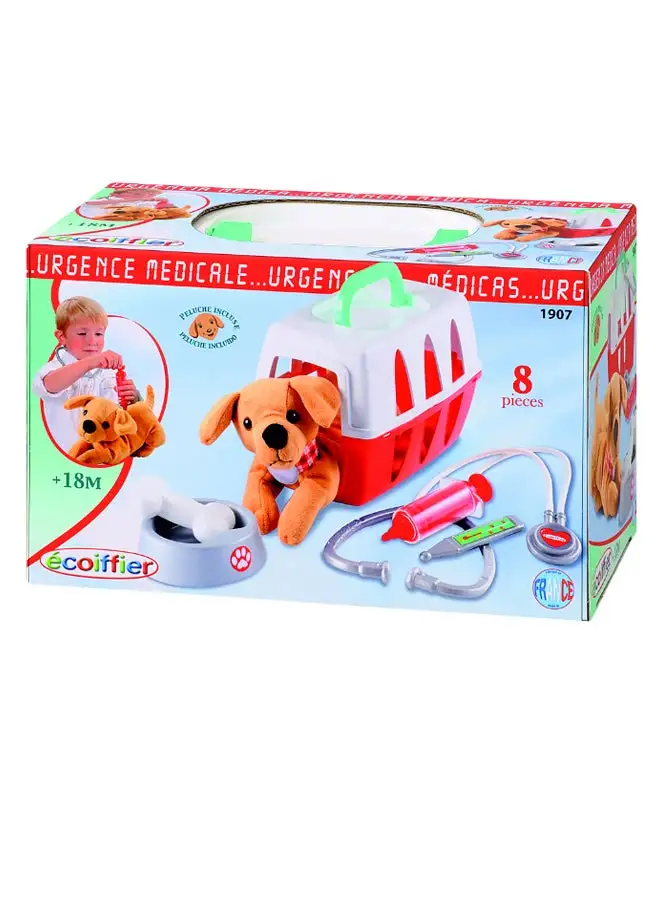 ecoiffier 8-Piece Veterinary Doctor Play Set