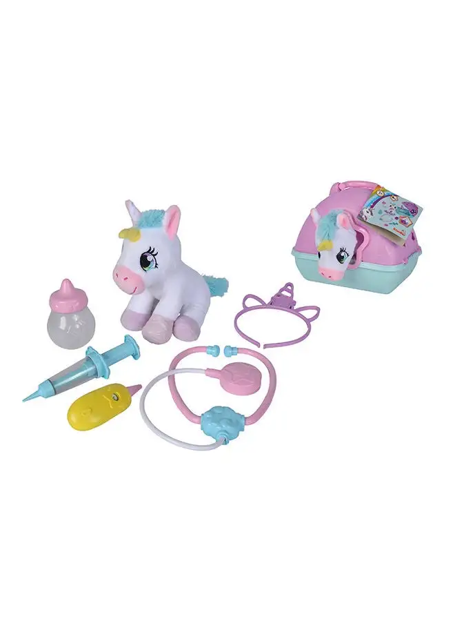 Simba Vet Case With Plush Unicorn