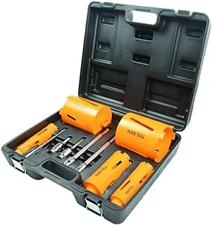 Tolsen Core Drill Set, 75881, 11PCS