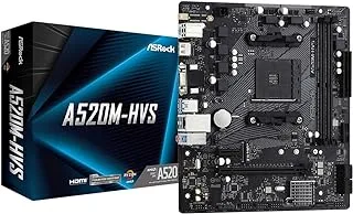 ASRock AMD A520 Socket AM4 Micro ATX DDR4-SDRAM Motherboard