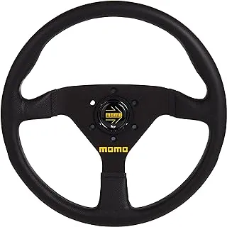 Momo R1909/33L Steering Wheel (MOD 78 Black Leather), 1 Pack