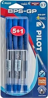 PILOT BALL POINT PEN GRIP FINE 6PC