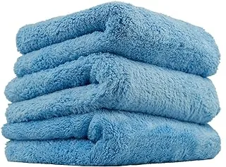 Chemical Guys MIC35003 Edgeless Microfiber Towel, Blue (16 in. x 16 in.) (Pack of 3)