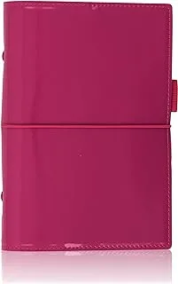 Filofax domino patent personal organiser (hot pink)