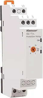 Klemsan Din Rail Mounted Circuit Protection Relay AC Voltage Monitoring Relay Failure Sequence Loss Voltage Monitoring Relay 270138 G1-TU THREE PHASE