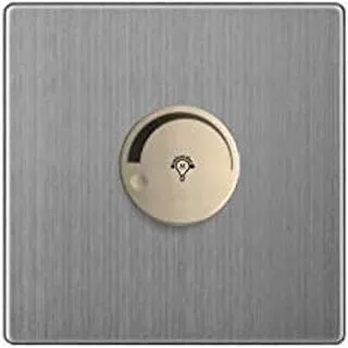 VMAX Stainless Steel Dimmer Switch Socket (Golden)