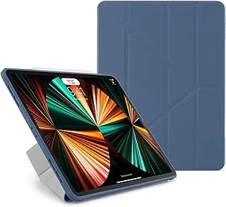 Pipetto iPad Pro 12.9 (2021) Origami No1 Original TPU - كحلي