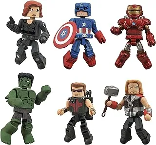 DIAMOND SELECT TOYS San Diego Comic-Con 2021 Exclusive Marvel Minimates Avengers Commemorative Collection Gift Set, Multicolor