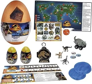 Jurassic World Jurassic Captivz Dominion Edition Mega Egg Surprise Egg Toys for Kids,Gift