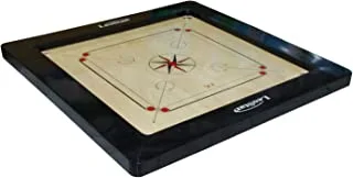 LEO.STAR Carrom Board Combo Pack, Brown-Black, 42X42INCH