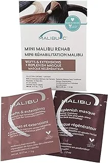 Malibu C Wefts And Extensions Mini-Rehab Professional Hair Treatment 1 Count