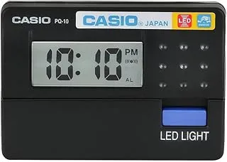 Casio Travelers Digital Alarm Clock, Black