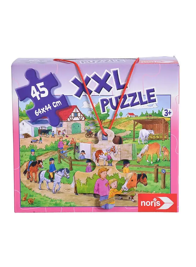 noris Xxl Puzzle Pony Farm, 45Pcs