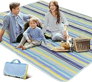 SKY TOUCH Foldable Picnic Blanket Waterproof Beach Blanket Waterproof Picnic Blanket Portable Picnic Mat Portable Beach Mat For Outdoor Camping Family Outdoor Park Garden