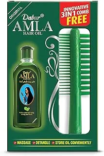 Dabur Amla Natural Care Hair Oil with Comb - 500 ml