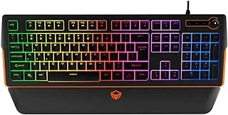 ECVV Gaming Keyboard with LED backlight RGB Magnetic Wrist Rest Keyboard for Gaming K9520