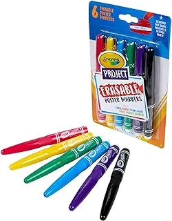 Crayola Project 6 ct. Erasable Poster Markers