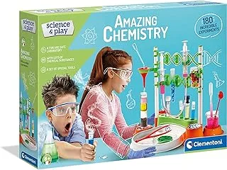 Clementoni - 61728 - Science And Play - Amazing Chemistry - Science Kit - Laboratory And Esperiment Kit For Kids From 8 Years Old And Older - Made In Italy, (English Version)