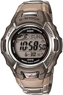 Casio Men's G-Shock MTGM900DA-8CR Tough Solar Atomic Stainless Steel Sport Watch, Silver, MTGM900DA-8CR