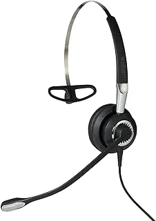 Jabra Biz 2400 II USB-A CC UC On-Ear Mono Headset - Unified Communications Optimised Noise-cancelling Corded Headphone with HD Voice and Programmable Controller, Wired