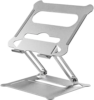 Skill Tech SH-LP15, Dual Adjustment Laptop Risers, Max.Capacity(per layer): 5kg (11lbs), Silver