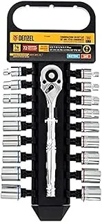 Denzel 19-Pieces Combination Hex Drive Socket Set, 3/8-Inch (7713569)