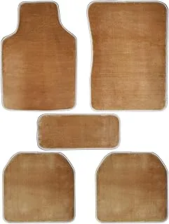 Universal Car Mat Set 5 Pieces Brown