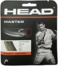 HEAD Unisex - Adult Master Tennis String, Unisex – Adults, Tennis string, 281023-15LNT, natural, 15L