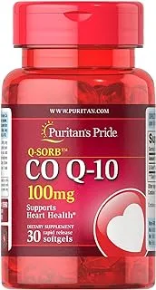 Puritan's Pride Q-SORB ™ Co Q-10 100 مجم 30 كبسولة هلامية