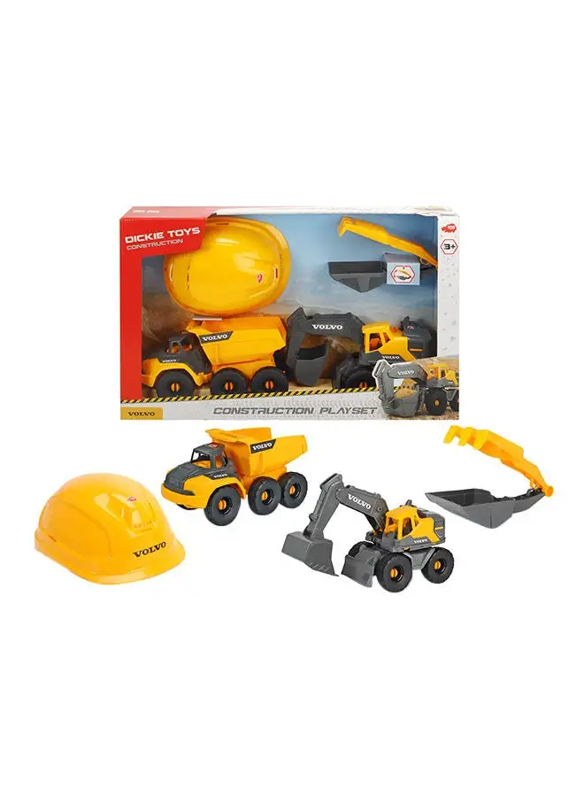 Dickie Volvo Construction Playset