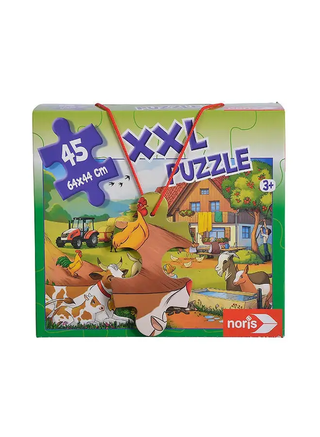 noris Xxl Puzzle Holiday On The Farm, 45Pcs