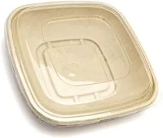 SNH ECO Friendly Bagasse Square Bowls CB32 ، 25 وحدة