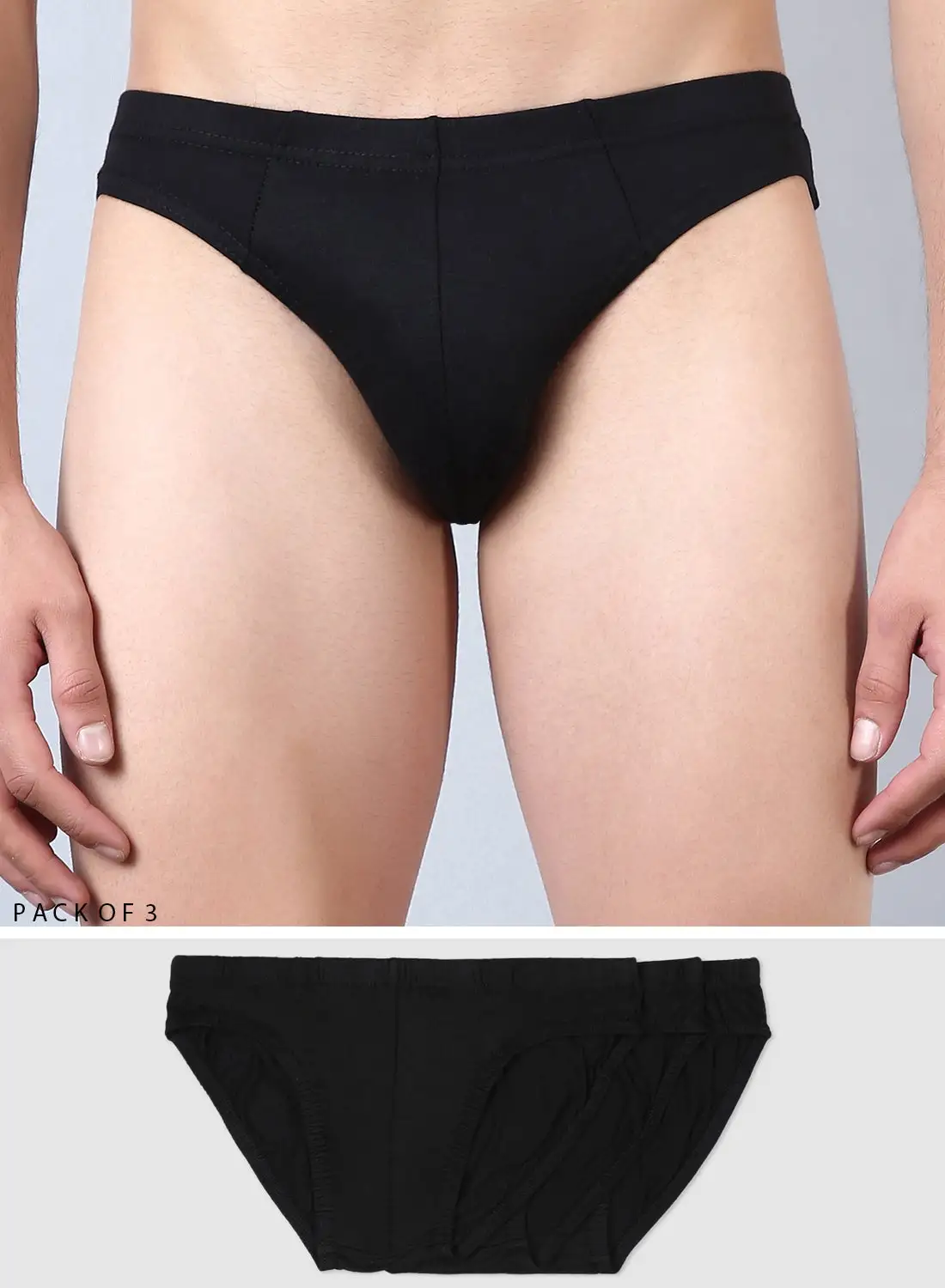 QUWA Comfortable Brief Black