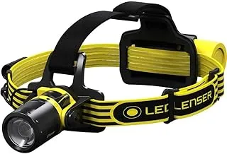 Ledlenser EXH8 robust industry Headlamp LED, focusable, 3x AA battery powered, ATEX Safety ex zone 0/20, 180lm, waterproof IP68, 120 m long distance beam, Headlamp