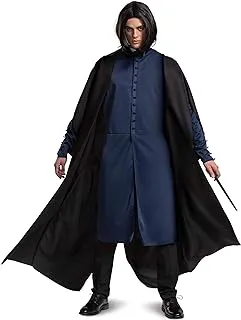 Disguise mens Severus Snape Costume, Official Harry Potter Wizarding World Adult Costume Robe and Collar Halloween Costume Adult Sized Costumes (pack of 1)