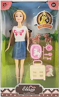 Elissa The Fashion Capital Home w/Pets Collection 11.5 inch Basic Doll - Style III