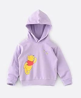 Winnie the Pooh Hooded Sweatshirt for Infant Girls - Purple, 0-6months