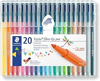 Staedtler Triplus Color Fiber Tip Pens, 323Sb20P (Pack Of 20)