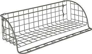 Spectrum Diversified Pegboard Wall Mount Shelf Tool Organizer, Industrial Gray