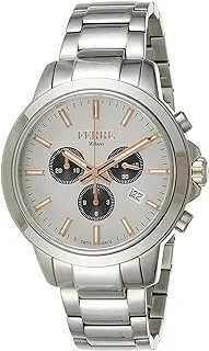 FERRE MILANO Ferrè Milano FM1G153M0051 Chronograph Stainless Steel Quartz Watch for Men, Silver