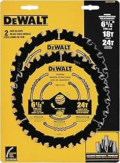 DEWALT Circular Saw Blade, 6 1/2 Inch, 40 Tooth, Framing (DWA161240)