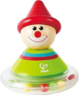 Hape Roly-Poly Ralph | Colorful Wobble & Play Clown Balance Toy For Babies