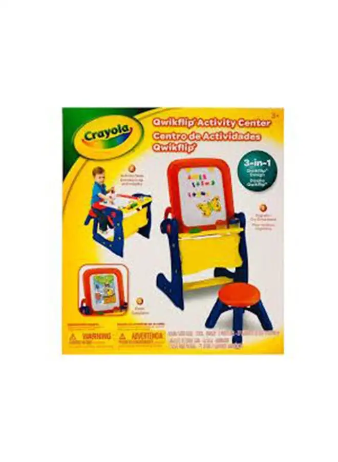 Crayola Grow N Up Qwikflip Activity Center Easel 61.8x18.3x57.8cm