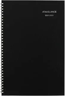 AT-A-GLANCE 2022-2023 Planner, Monthly Academic, 20.3 cm x 30.5 cm, Large, DayMinder, Black (AY200)