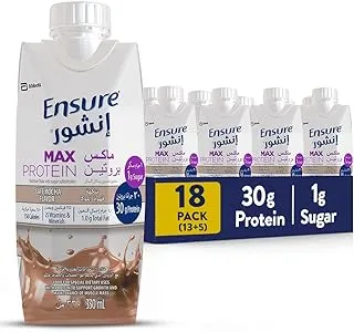 Ensure Max Protein Nutritional Shake Mocha, 18 x 330 ml