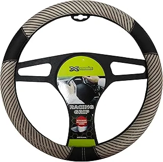 Xcessories Steering Cover Stripes (Beige)