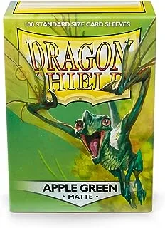 Dragon Shield Standard Matte Sleeves 100-Pieces, Apple Green