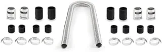 Mishimoto MMAH-U48C Universal Flexible Stainless Steel Radiator Hose Kit, 48”, Chrome