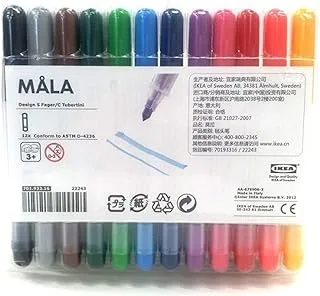 Ikea Set 70193316 12 this MALA NEW Drawing for felt-tip pen (japan import)